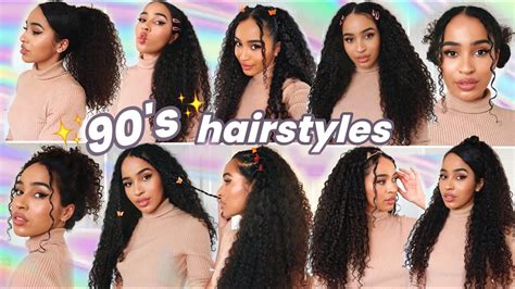 90's curly hair styles